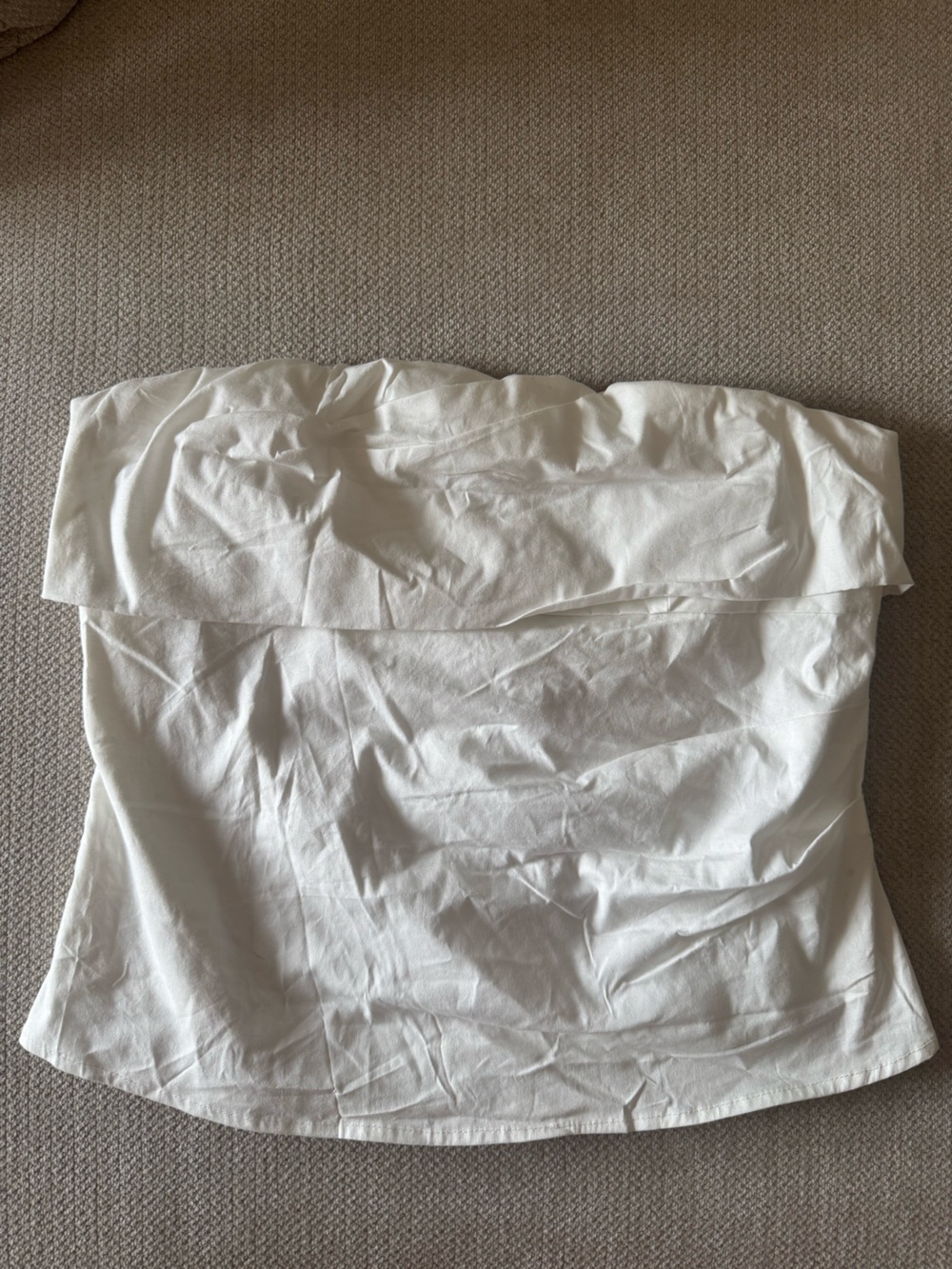 Princess Polly White Strapless Bedding Top
